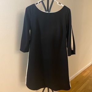 Vince Camuto - Black Dress with white side detail